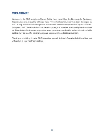Page 2: WELCOME!