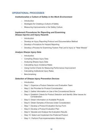 Page 4: OPERATIONAL PROCESSES