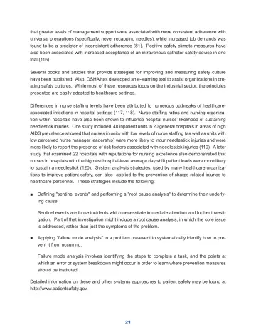 Page 27: that greater levels of management support were associated with more consistent adherence…