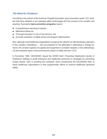 Page 29: The Need for Guidance