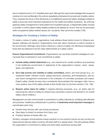 Page 44: Strategies for Creating a Culture of Safety