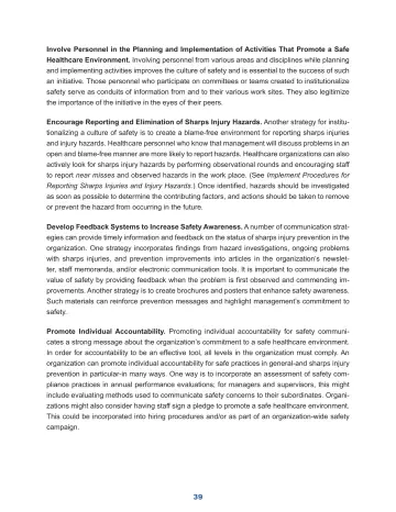 Page 45: Involve Personnel in the Planning and Implementation of Activities That Promote a Safe…