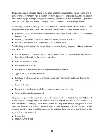 Page 48: Characteristics of a Report Form. In the past, healthcare organizations typically used one…