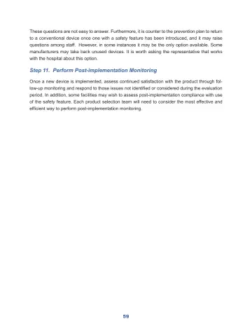 Page 65: Step 11. Perform Post-implementation Monitoring