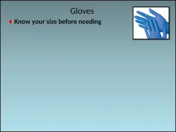Slide 65: Gloves