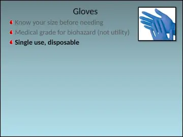 Slide 67: Gloves