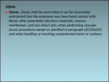 Slide 72: Work associated risks
