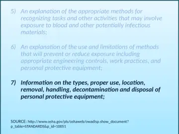 Slide 15: 5) An explanation of the appropriate methods for recognizing tasks and other activities…