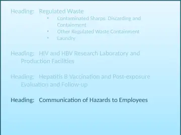Slide 32: Heading: Regulated Waste