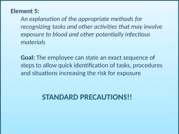 Slide 49: Element 5: