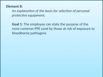 Slide 57: Element 8: