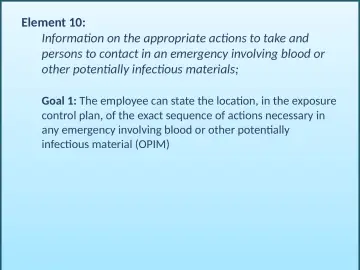 Slide 67: Element 10: