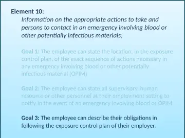 Slide 69: Element 10: