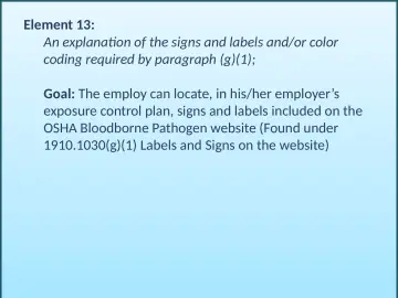 Slide 82: Element 13: