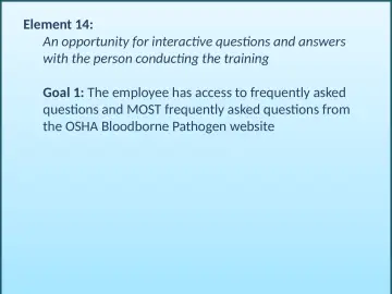 Slide 84: Element 14: