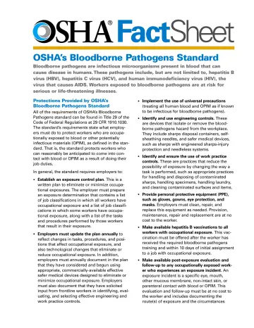 Page 1: FactSheet
