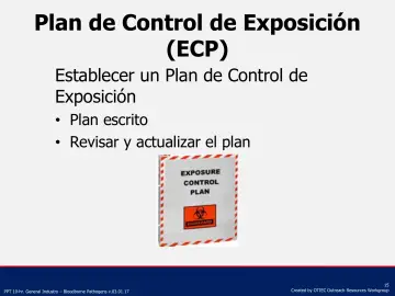 Slide 15: Plan de Control de Exposición (ECP)
