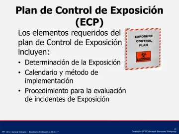 Slide 16: Plan de Control de Exposición (ECP)