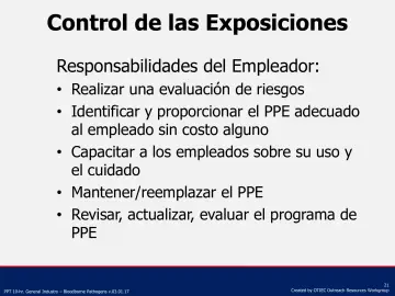 Slide 21: Control de las Exposiciones