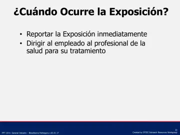 Slide 33: ¿Cuándo Ocurre la Exposición?