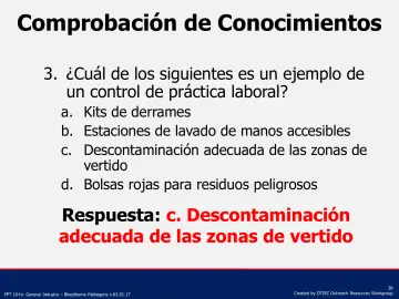 Slide 38: Comprobación de Conocimientos