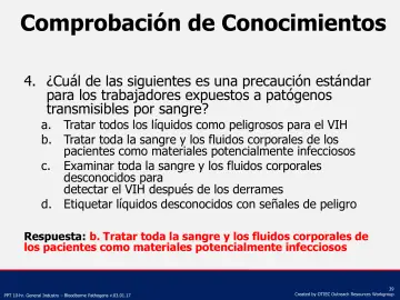 Slide 39: Comprobación de Conocimientos