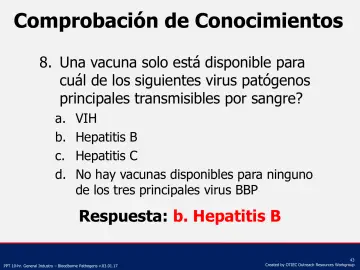 Slide 43: Comprobación de Conocimientos
