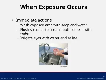 Slide 32: When Exposure Occurs