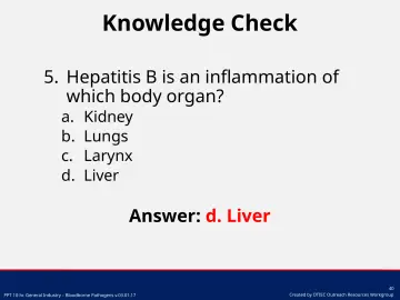 Slide 40: Knowledge Check