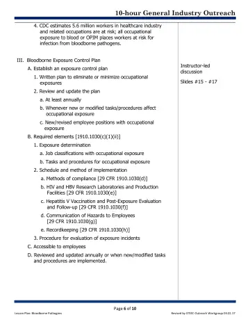 Page 6: 4. CDC estimates 5.6 million workers in healthcare industry and related occupations are at…