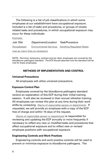 Page 8: The following is a list of job classifications in which some employees at our…