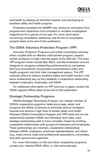 Page 25: The OSHA Voluntary Protection Program (VPP)