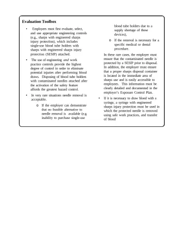 Page 4: Evaluation Toolbox