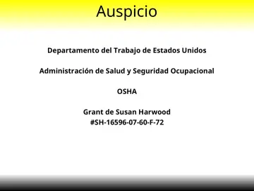 Slide 2: Auspicio