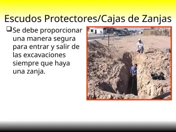 Slide 39: Escudos Protectores/Cajas de Zanjas