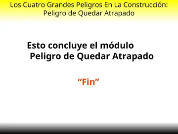 Slide 43: Los Cuatro Grandes Peligros En La Construcción: