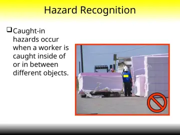 Slide 9: Hazard Recognition