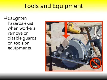Slide 14: Tools and Equipment