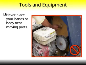 Slide 15: Tools and Equipment