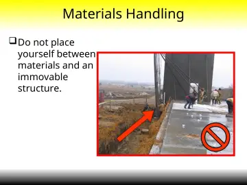 Slide 20: Materials Handling