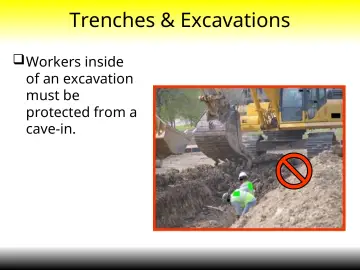 Slide 21: Trenches & Excavations