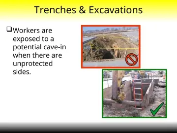 Slide 22: Trenches & Excavations