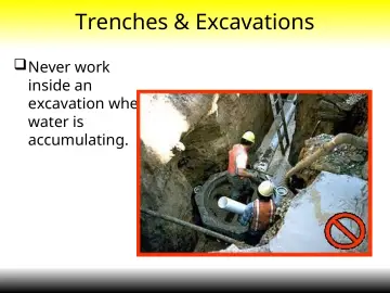 Slide 24: Trenches & Excavations