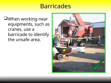 Slide 31: Barricades