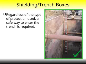 Slide 38: Shielding/Trench Boxes