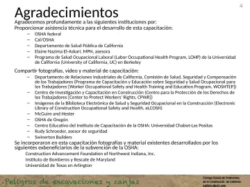 Slide 4: Agradecimientos