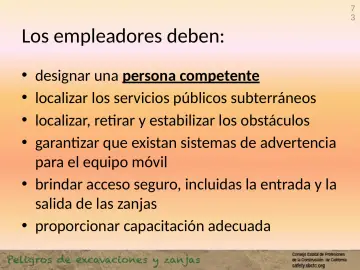 Slide 73: Los empleadores deben:
