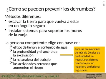 Slide 78: ¿Cómo se pueden prevenir los derrumbes?