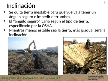 Slide 83: Inclinación