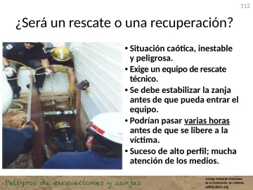 Slide 112: ¿Será un rescate o una recuperación?